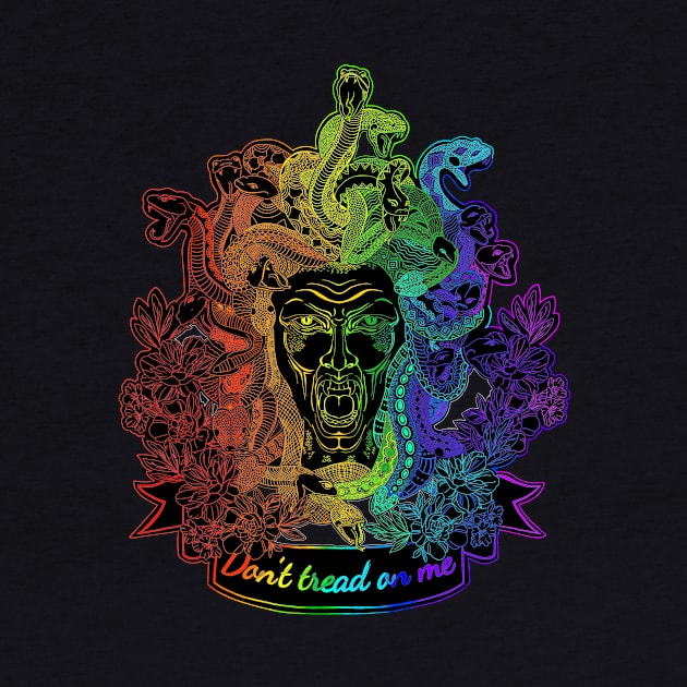 Medusa “Don’t tread on me” Rainbow variant by FitzGingerArt